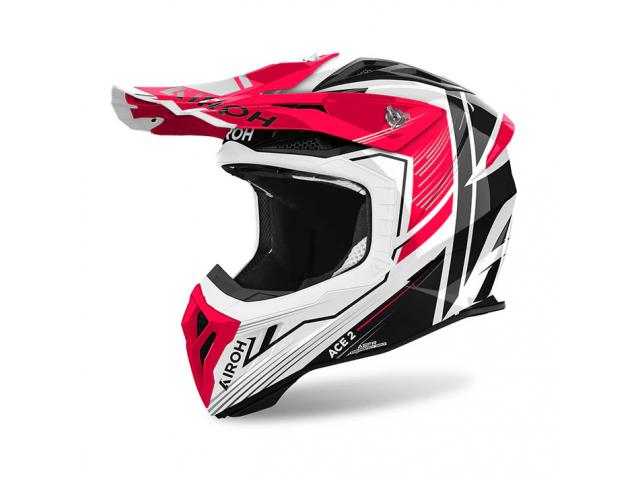 Casco Airoh Aviator Ace 2 Engine Red Gloss