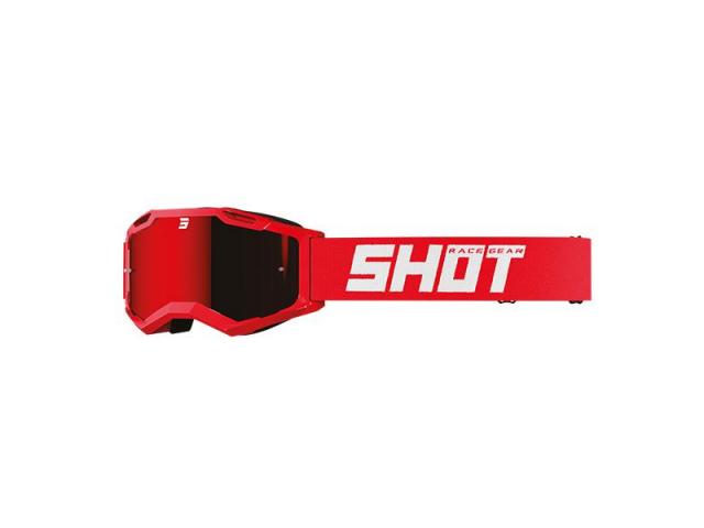 Occhiale Shot Assault 2.0 Solid Iridium Red Con Lente Iridium Rossa