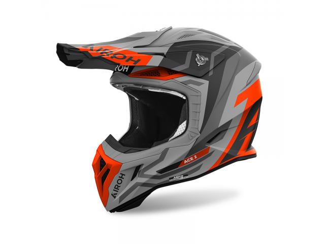 Casco Airoh Aviator Ace 2 Ground Arancio