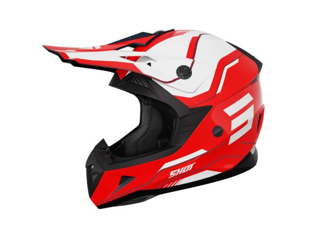 Casco Shot Pulse Lines Rosso