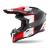 Casco Airoh Aviator 3 Monarch Grigio Rosso Opaco